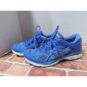 Asics Gel-Kayano 24 Athletic Lace Up Running Shoes Womens Size 11 T7A7N Blue